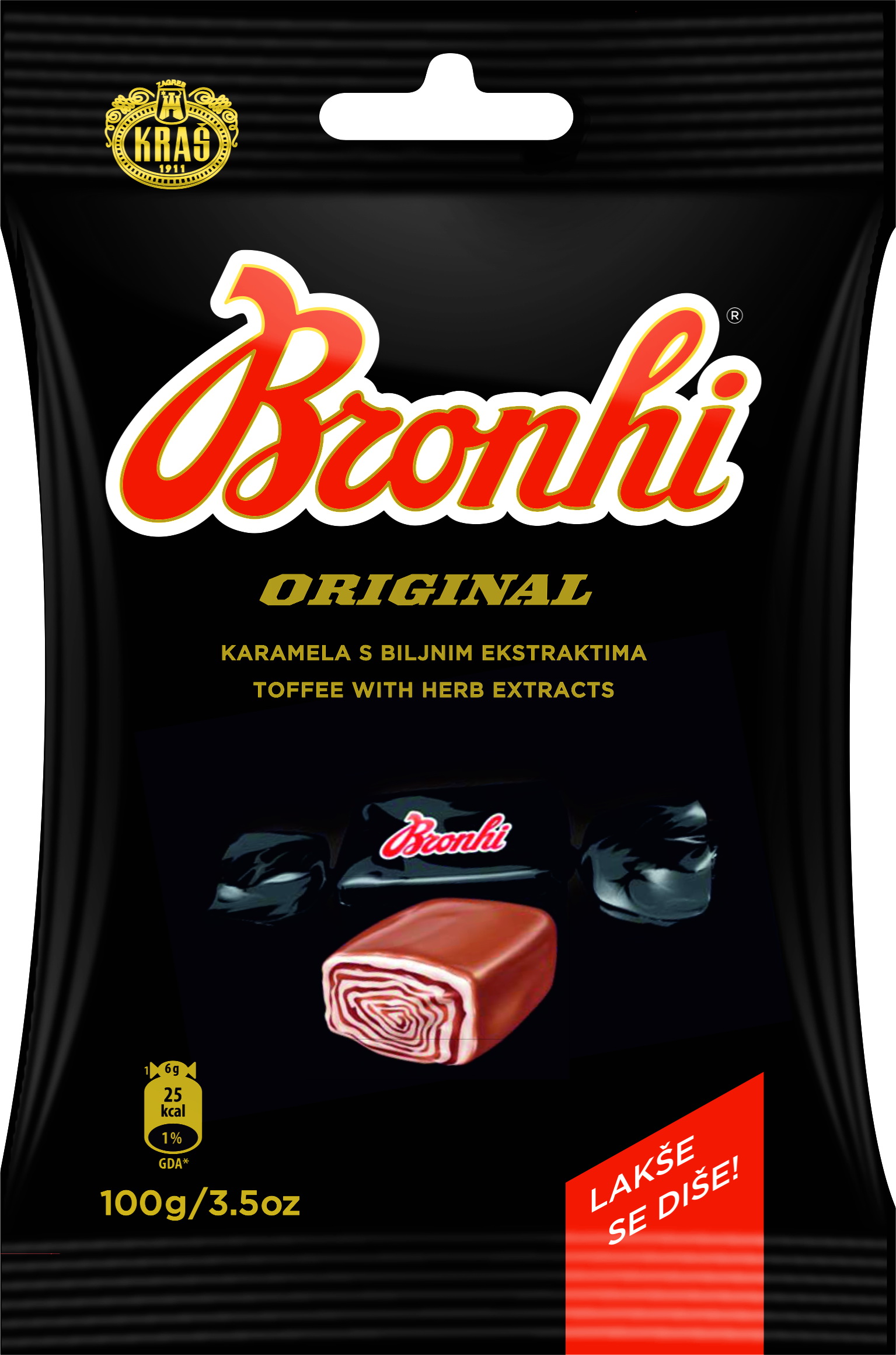 BONBON BRONHI ORIGINAL 100G 3850102516797 : Frankos Balkan Food