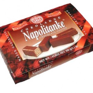 Napolitanke chocolate cover wafer cookies 500g kras